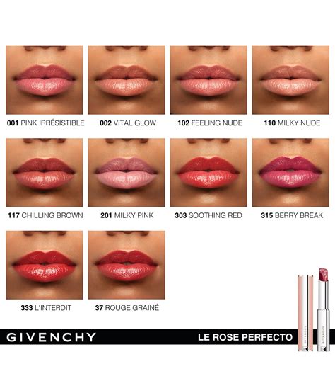 givenchy rose perfecto lip balm 117